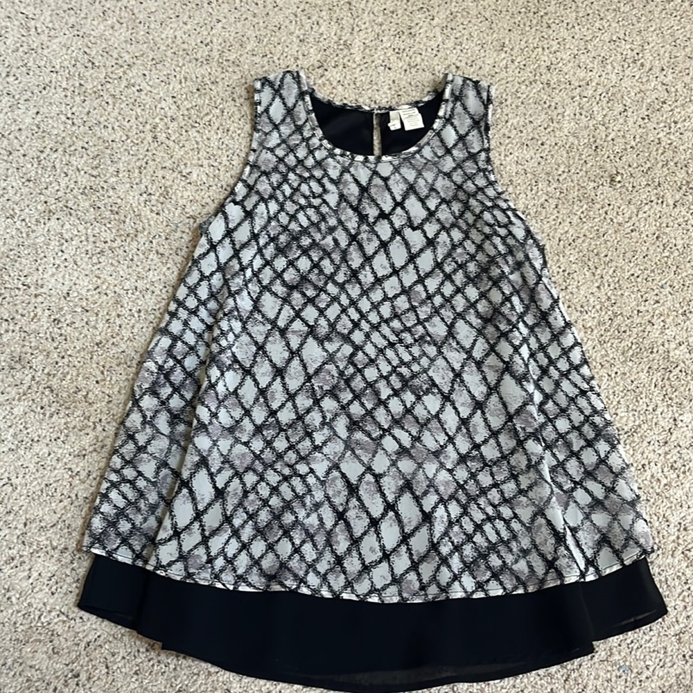 Snakeskin Sleeveless Blouse